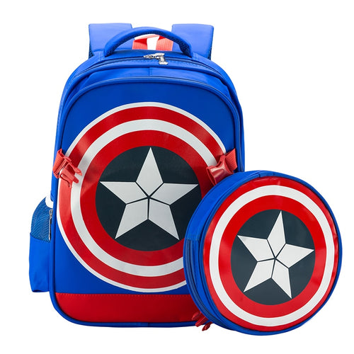 Captain America Children School Bag