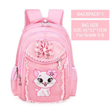 Load image into Gallery viewer, Pink Lace School Bags For Girls