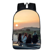 Load image into Gallery viewer, KPOP black pink Backpack Girl School Bag