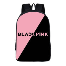 Load image into Gallery viewer, KPOP black pink Backpack Girl School Bag