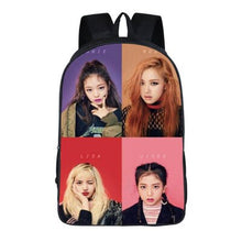 Load image into Gallery viewer, KPOP black pink Backpack Girl School Bag