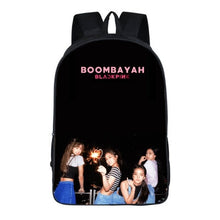 Load image into Gallery viewer, KPOP black pink Backpack Girl School Bag