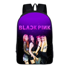 Load image into Gallery viewer, KPOP black pink Backpack Girl School Bag