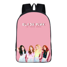 Load image into Gallery viewer, KPOP black pink Backpack Girl School Bag