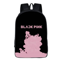 Load image into Gallery viewer, KPOP black pink Backpack Girl School Bag