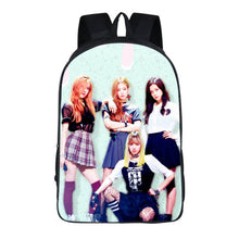 Load image into Gallery viewer, KPOP black pink Backpack Girl School Bag