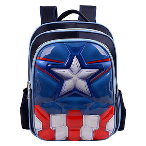 Captain America Children School Bag