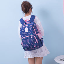 Load image into Gallery viewer, Children Dot Printing School Bags for  Girls