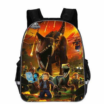 Dinosaur World Backpack For Girls Boys Children School Bags