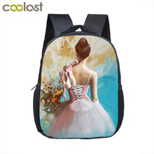 Load image into Gallery viewer, Ballet Dancing Girl Small Backpack
