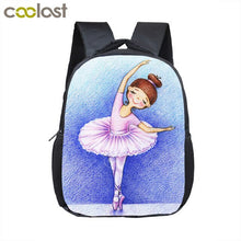 Load image into Gallery viewer, Ballet Dancing Girl Small Backpack