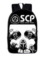 Load image into Gallery viewer, SCP Special Foundation Backpacks For Teenagers