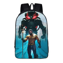 Load image into Gallery viewer, Aquaman School bags for Teenager Boys and Girls