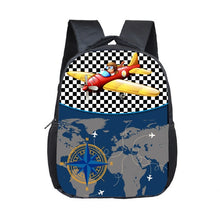 Load image into Gallery viewer, Tank / Aircraft / Racing Car Small Backpack For Kids