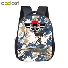 Load image into Gallery viewer, Tank / Aircraft / Racing Car Small Backpack For Kids