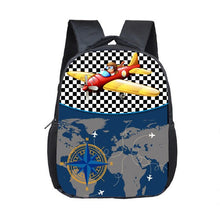 Load image into Gallery viewer, Tank / Aircraft / Racing Car Small Backpack For Kids