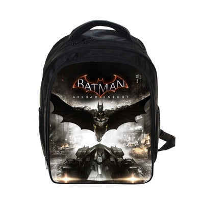 Superman Batman School Bag For Children