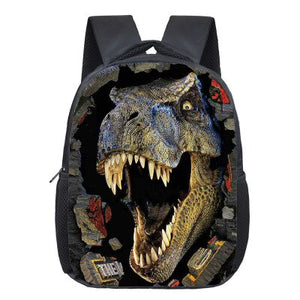 Animal Printing Backpack For Kids Jurassic World