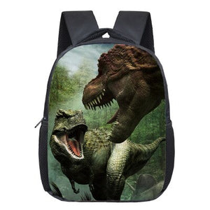 Animal Printing Backpack For Kids Jurassic World