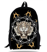 Load image into Gallery viewer, Kenz Tiger Head School Bags for Teenagers